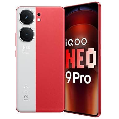 iQOO Neo9 Pro 5G (Fiery Red, 8GB RAM, 256GB Storage) | Snapdragon 8 Gen 2 Processor | Supercomputing Chip Q1 | Flagship Level Sony IMX920 Camera